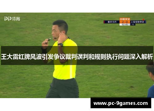 王大雷红牌风波引发争议裁判误判和规则执行问题深入解析